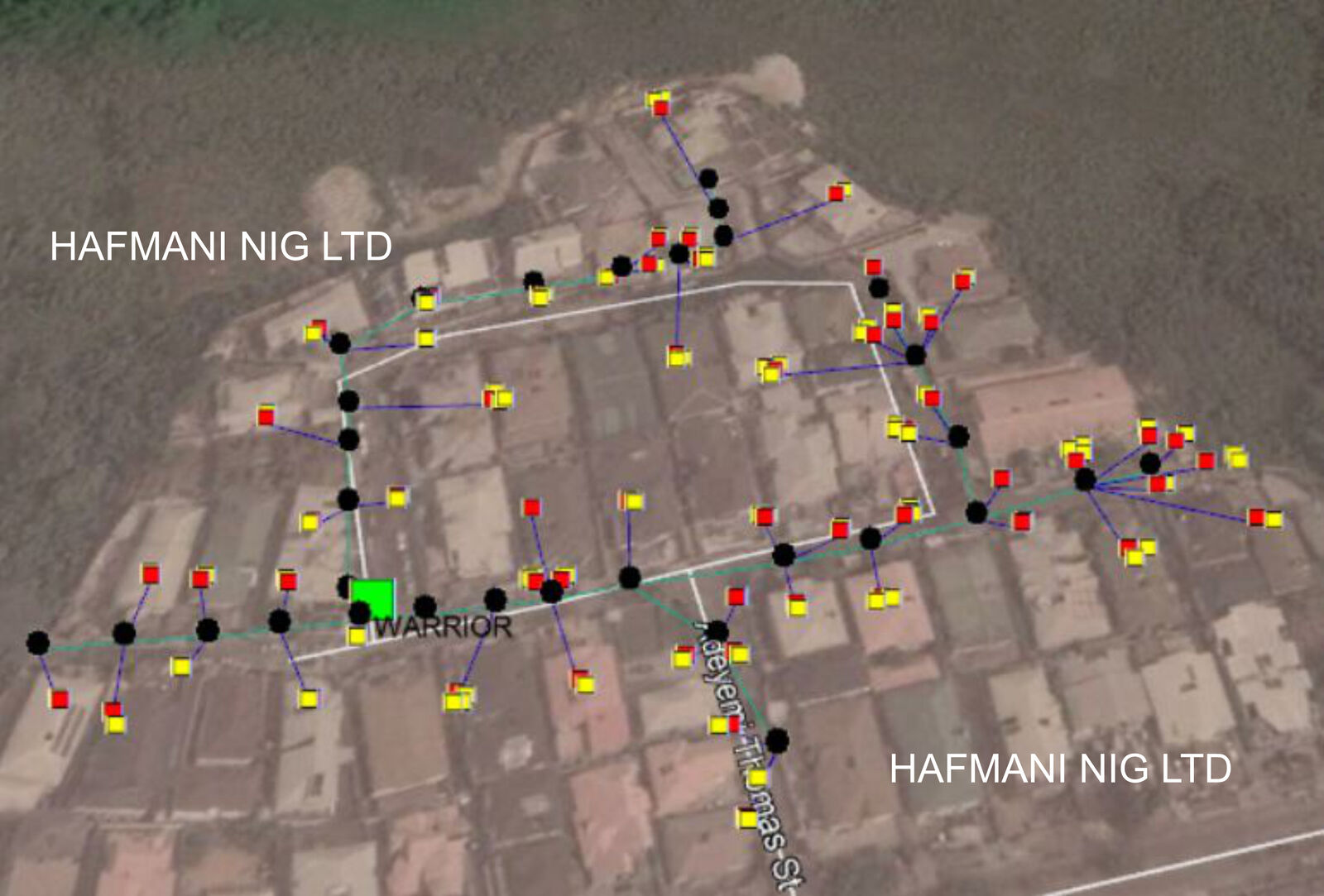 Warrior Distribution Substation Mapping